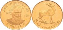 50 Emalangeni 1975 - 75.narozeniny krále