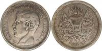 2 Reales 1866 R . - Rafael Carrera       "R"            KM 12