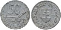 50 Haléř 1944 (Al)_č.por.stř.  R!