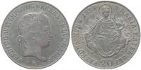 20 Krejcar 1839 B - s madonou