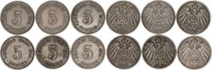 5 Pfennig 1908 G