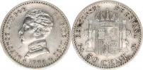 50 Centimos 1904 PC-V        KM 723    Ag 835