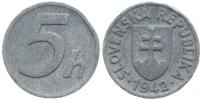 5 Haléř 1942  Zn_R!