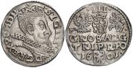 III groš 1601 Poznaň. Kop.-1177. zcela n. škr.