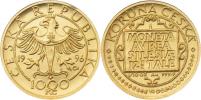 1000 Koruna (1/10 Unce) 1996 - české mince