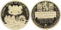 2500 Koruna 2007 - vodní mlýn ve Slupi