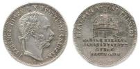 Velký žeton na uherskou korunovaci 8.6.1867 v Budapešti