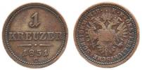1 kr. 1851 C         "RRR"